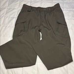 Green Cargo Tactical Series Pants with Relaxed Fit